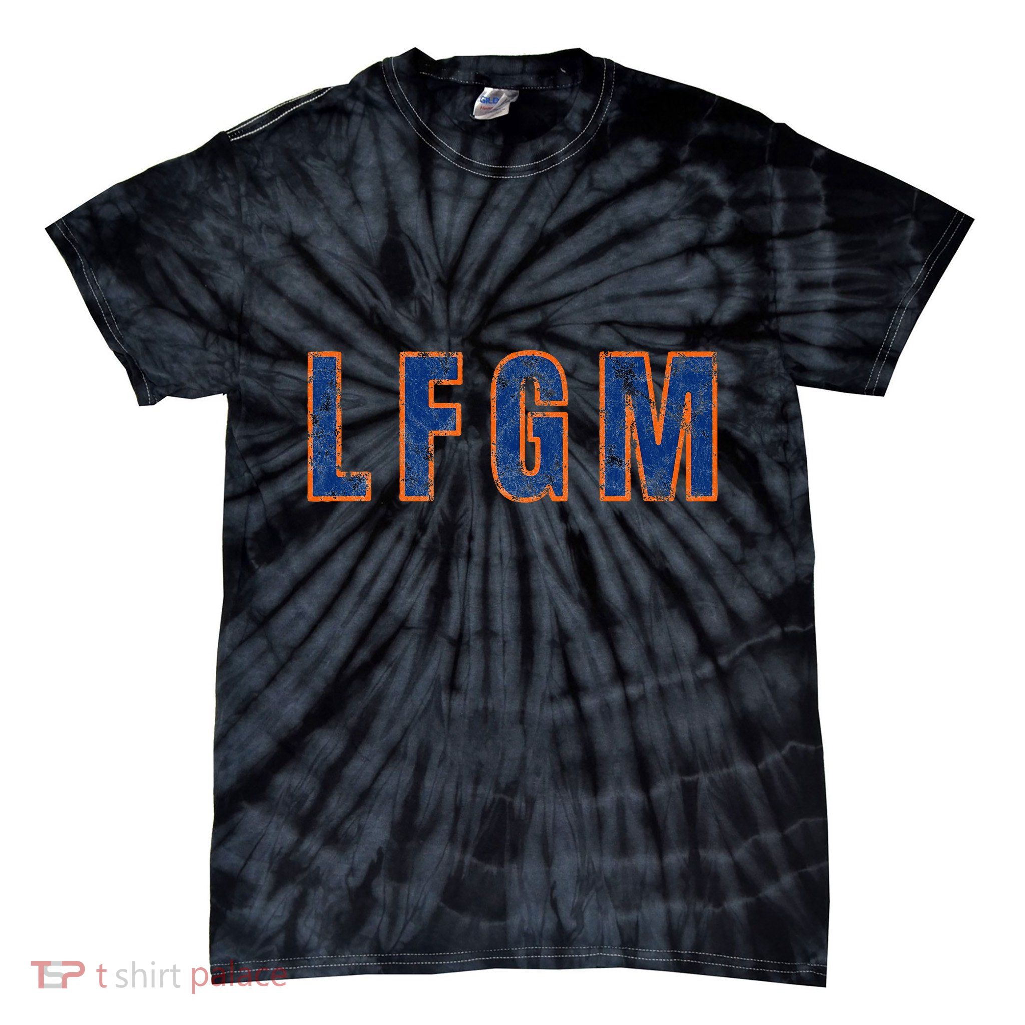 Lfgm Retro Vintage Tie-Dye T-Shirt