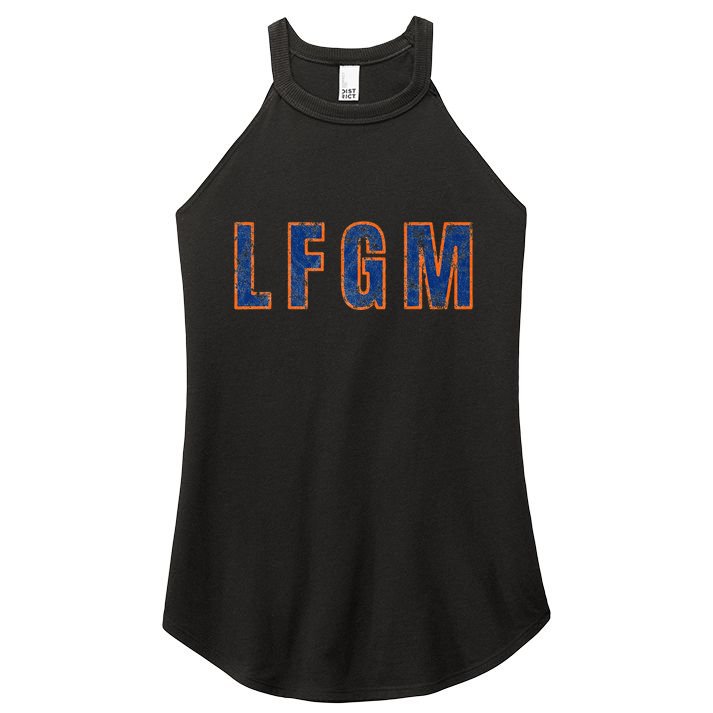 Lfgm Retro Vintage Women's Perfect Tri Rocker Tank