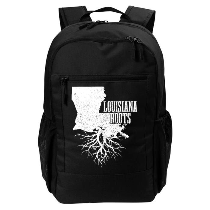 Louisiana Roots Vintage Usa Patriotic Pride State Map Daily Commute Backpack