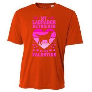 Labrador Retriever Valentines Day Dog Lover Gift Cooling Performance Crew T-Shirt