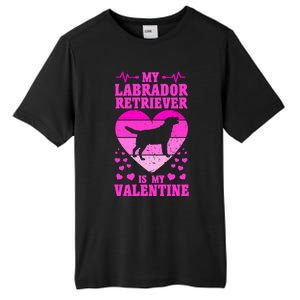 Labrador Retriever Valentines Day Dog Lover Gift Tall Fusion ChromaSoft Performance T-Shirt