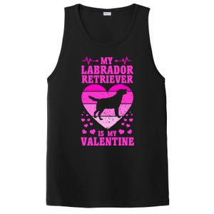 Labrador Retriever Valentines Day Dog Lover Gift PosiCharge Competitor Tank