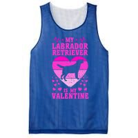 Labrador Retriever Valentines Day Dog Lover Gift Mesh Reversible Basketball Jersey Tank