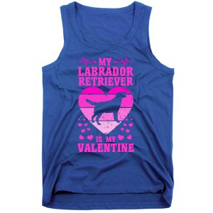 Labrador Retriever Valentines Day Dog Lover Gift Tank Top