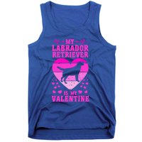 Labrador Retriever Valentines Day Dog Lover Gift Tank Top