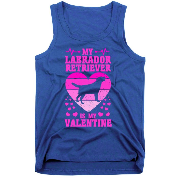 Labrador Retriever Valentines Day Dog Lover Gift Tank Top