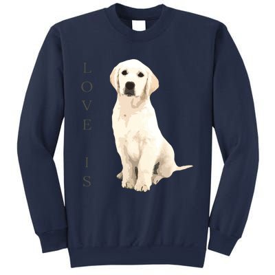 Labrador Retriever Women Men Kids White Lab Dog Mom Sweatshirt