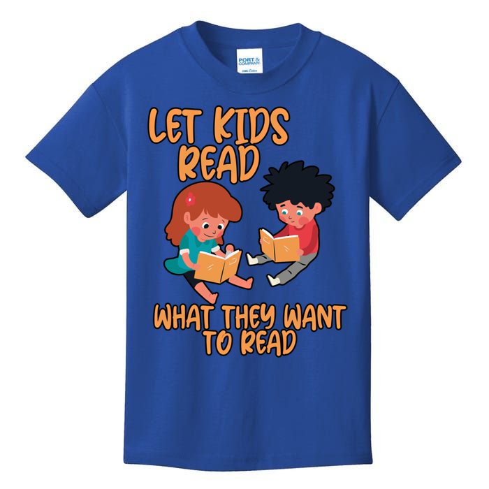 Let Read What They Want To Read Cool Gift Kids T-Shirt