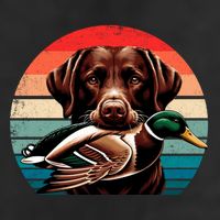 Labrador Retriever With Mallard Duck Hunting Gift Cool Comfort Performance Bucket Hat