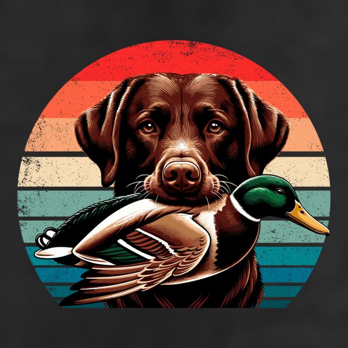 Labrador Retriever With Mallard Duck Hunting Gift Cool Comfort Performance Bucket Hat