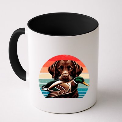 Labrador Retriever With Mallard Duck Hunting Gift Mug