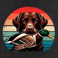 Labrador Retriever With Mallard Duck Hunting Gift 11oz C Handle Ceramic Mug