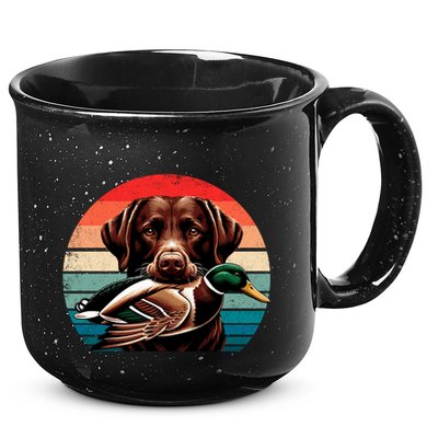 Labrador Retriever With Mallard Duck Hunting Gift 15oz Campfire Ceramic Mug