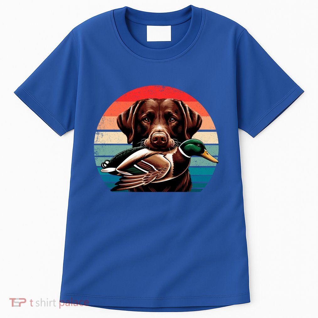 Labrador Retriever With Mallard Duck Hunting Gift Tall T-Shirt