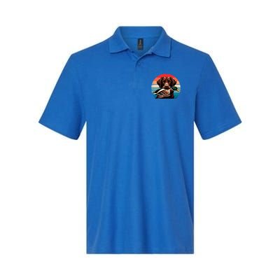 Labrador Retriever With Mallard Duck Hunting Gift Polo