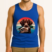 Labrador Retriever With Mallard Duck Hunting Gift Tank Top