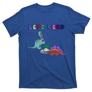 Let’S Read With The Dinosaurs Reading Reader School Gift T-Shirt