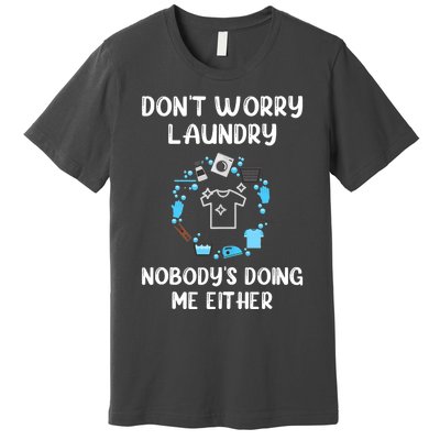 Laundry Room, Wash Day ,Laundry Pile Mom Life Mother's Day Premium T-Shirt