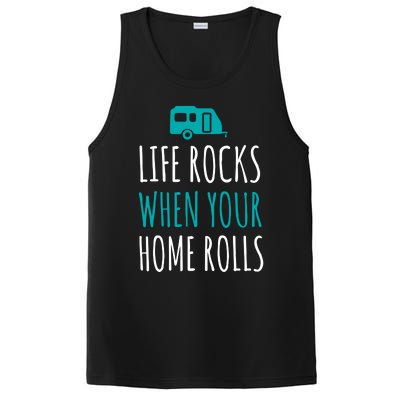 Life Rocks When Your Home Rolls Gift Rv Camper Life PosiCharge Competitor Tank