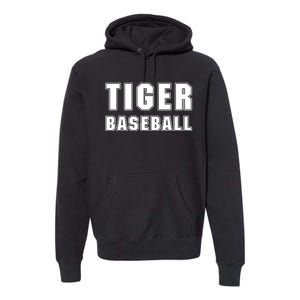 Larry Ragland Wearing Tiger Baseball Premium Hoodie