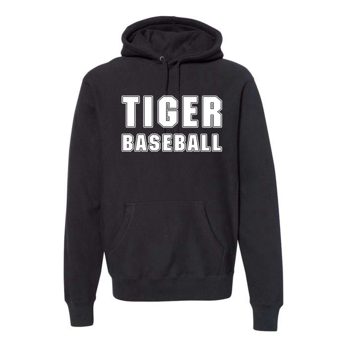 Larry Ragland Wearing Tiger Baseball Premium Hoodie