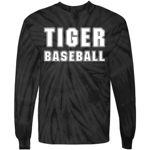 Larry Ragland Wearing Tiger Baseball Tie-Dye Long Sleeve Shirt