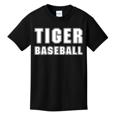 Larry Ragland Wearing Tiger Baseball Kids T-Shirt