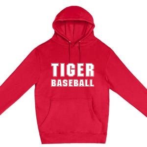 Larry Ragland Wearing Tiger Baseball Premium Pullover Hoodie