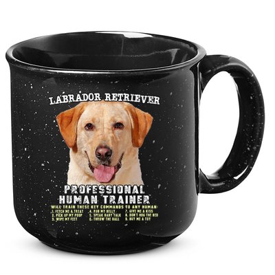 Labrador Retriever Yellow Lab Professional Human Trainer 15oz Campfire Ceramic Mug