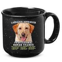 Labrador Retriever Yellow Lab Professional Human Trainer 15oz Campfire Ceramic Mug