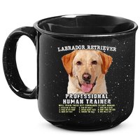 Labrador Retriever Yellow Lab Professional Human Trainer 15oz Campfire Ceramic Mug