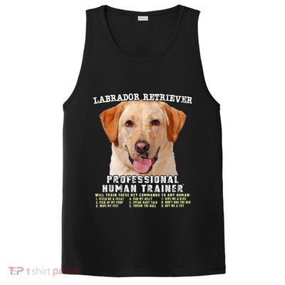 Labrador Retriever Yellow Lab Professional Human Trainer PosiCharge Competitor Tank