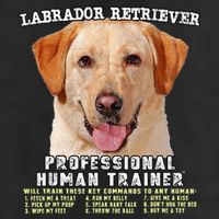 Labrador Retriever Yellow Lab Professional Human Trainer Golf Towel