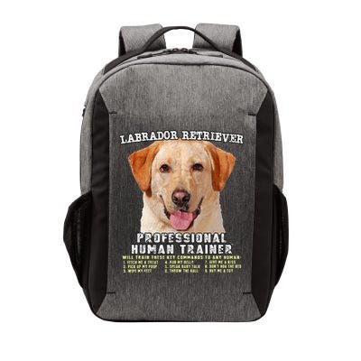 Labrador Retriever Yellow Lab Professional Human Trainer Vector Backpack