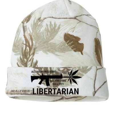 Libertarian Since 1971 All Your Freedoms All The Time Kati Licensed 12" Camo Beanie