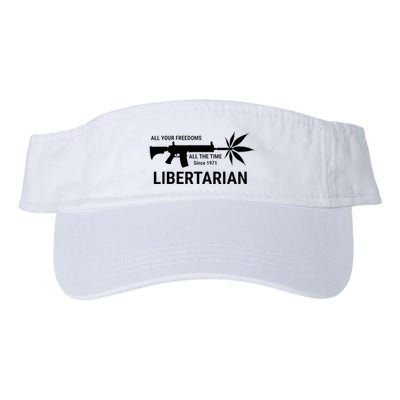 Libertarian Since 1971 All Your Freedoms All The Time Visor