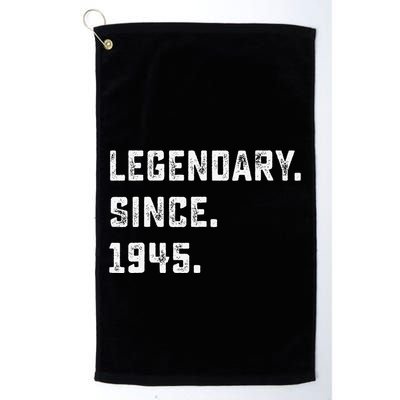 Legendary Since 1945 78th Birthday Gift For 78 Years Old Golf Towel