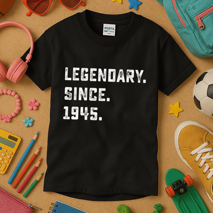 Legendary Since 1945 78th Birthday Gift For 78 Years Old Kids T-Shirt