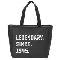 Legendary Since 1945 78th Birthday Gift For 78 Years Old Zip Tote Bag