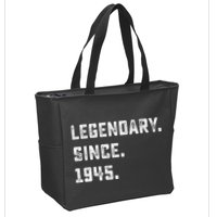 Legendary Since 1945 78th Birthday Gift For 78 Years Old Zip Tote Bag