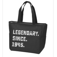 Legendary Since 1945 78th Birthday Gift For 78 Years Old Zip Tote Bag