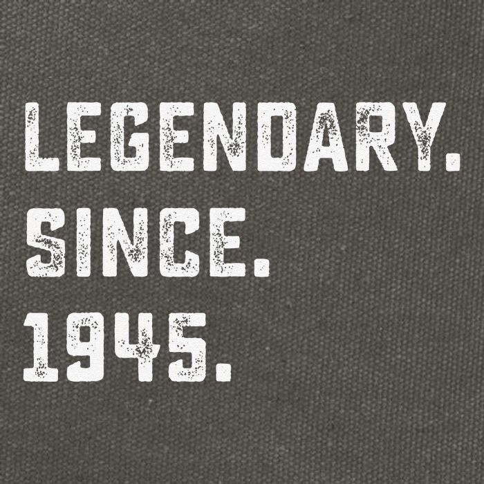 Legendary Since 1945 78th Birthday Gift For 78 Years Old Cotton Canvas Backpack