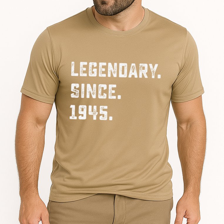 Legendary Since 1945 78th Birthday Gift For 78 Years Old Cooling Performance Crew T-Shirt