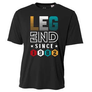 Legend Since 1982 40th Birthday Celebration Cooling Performance Crew T-Shirt