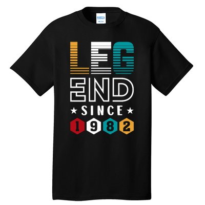 Legend Since 1982 40th Birthday Celebration Tall T-Shirt