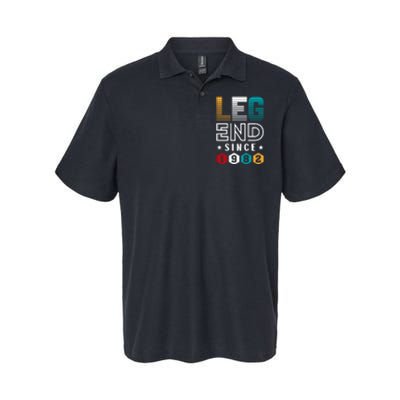 Legend Since 1982 40th Birthday Celebration Softstyle Adult Sport Polo