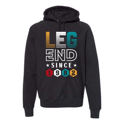 Legend Since 1982 40th Birthday Celebration Premium Hoodie