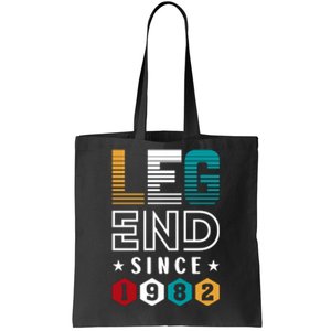 Legend Since 1982 40th Birthday Celebration Tote Bag