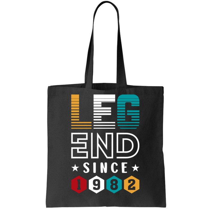 Legend Since 1982 40th Birthday Celebration Tote Bag