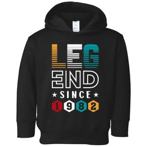 Legend Since 1982 40th Birthday Celebration Toddler Hoodie